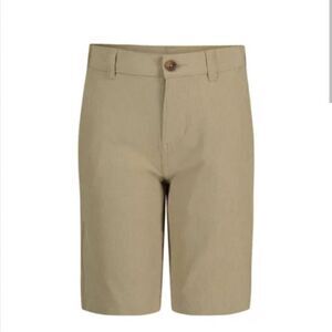 IZOD boys husky khaki shorts